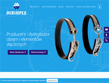 Tablet Screenshot of mirimpex.pl